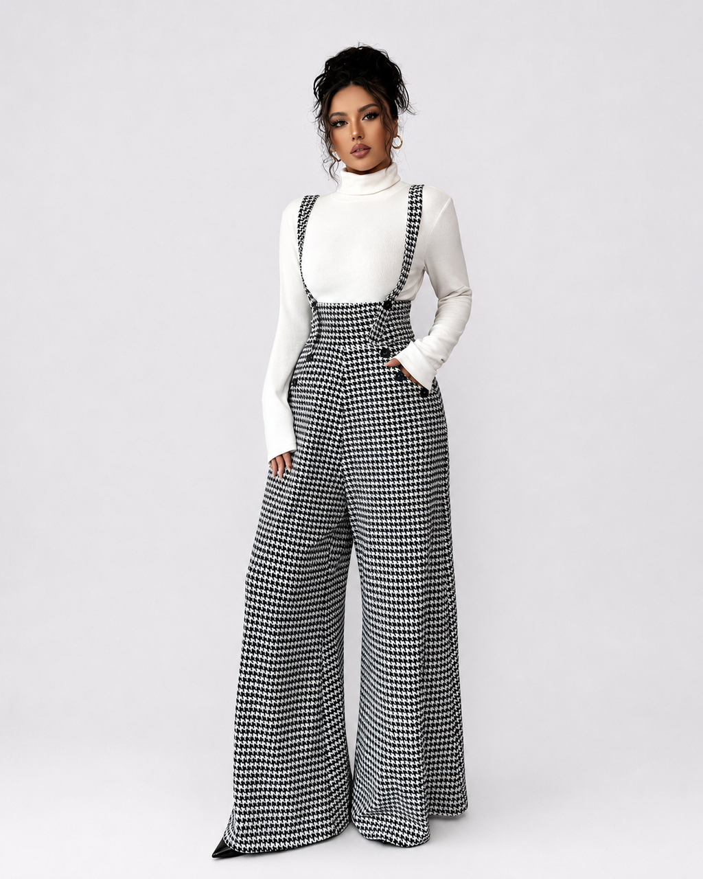 Salopette Wide Leg Patchwork