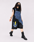 Salopette Short Cargo Patchwork