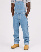 Salopette Denim Cargo Bleu