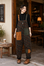 Salopette Patchwork Oversize Vintage
