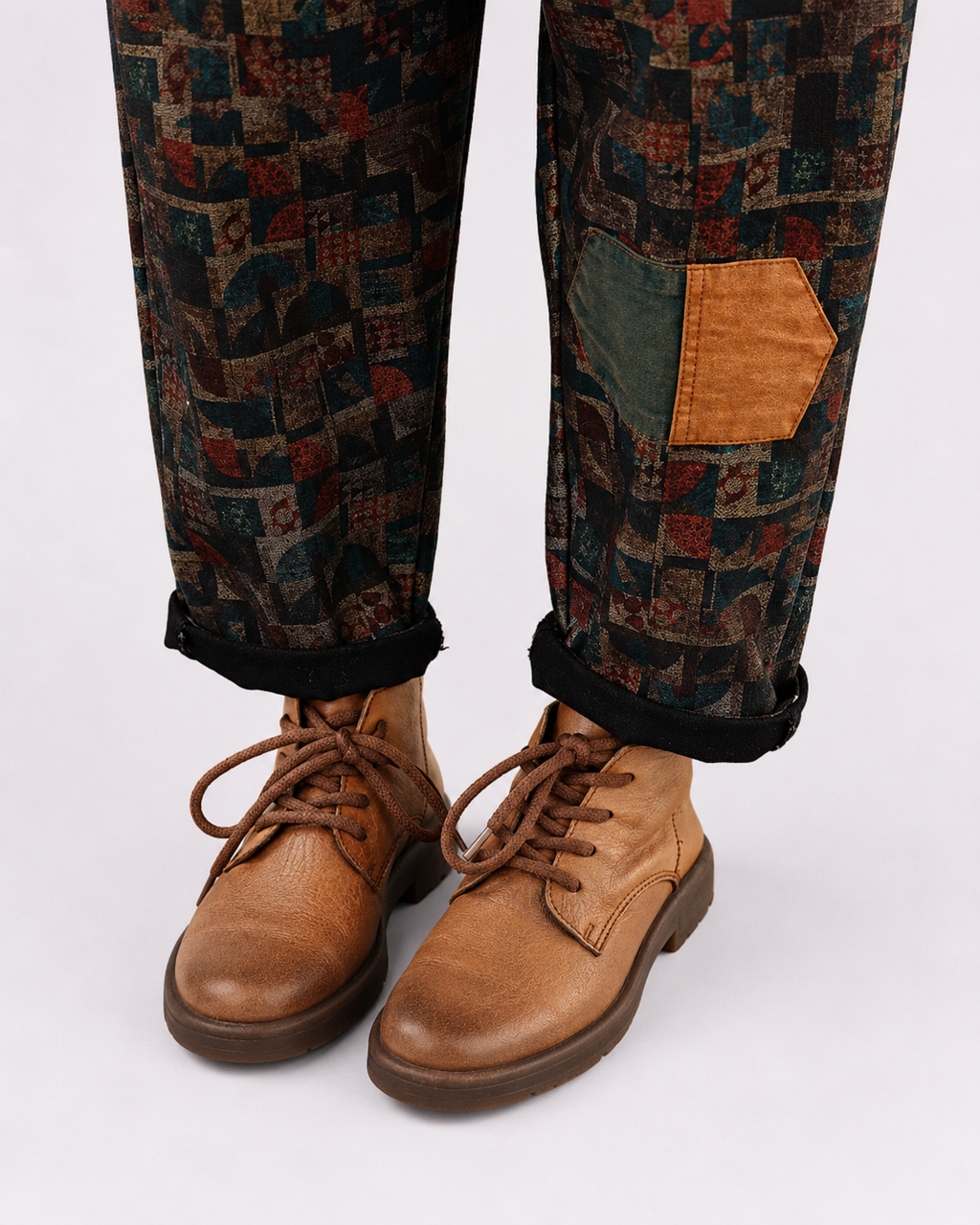 Salopette Patchwork Oversize Vintage