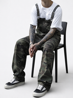 Salopette en Coton Camouflage Utilitaire