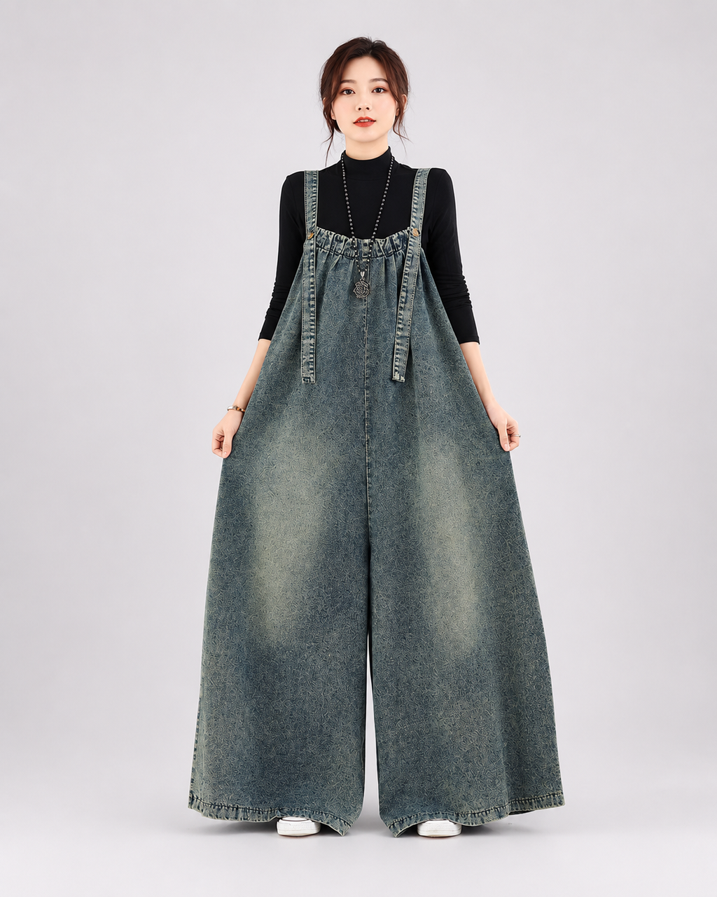 Salopette Jean Large Casual