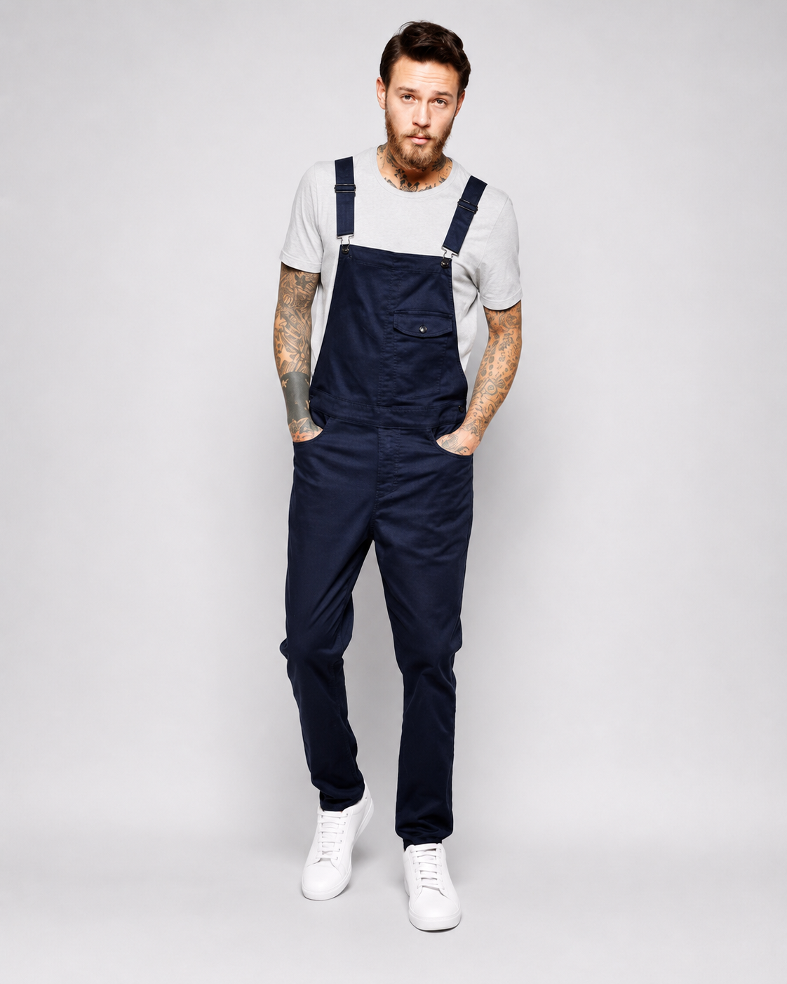 Salopette jean streetwear homme
