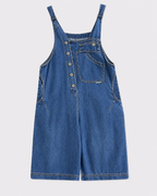 Salopette Denim Slim Distressed