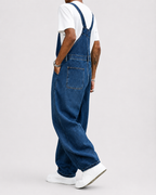 Salopette en Denim Rétro Américain