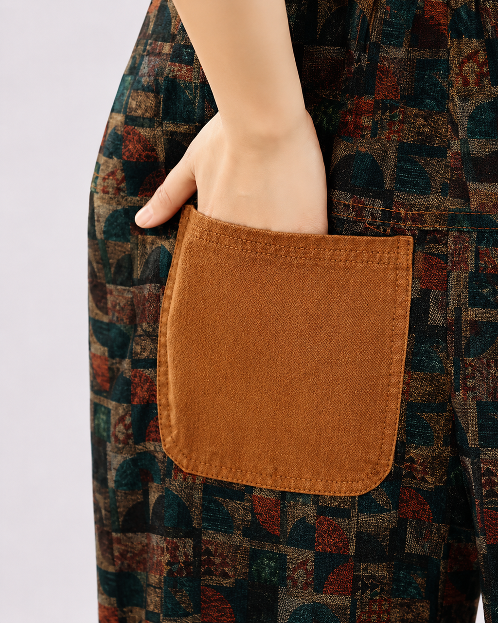 Salopette Patchwork Oversize Vintage