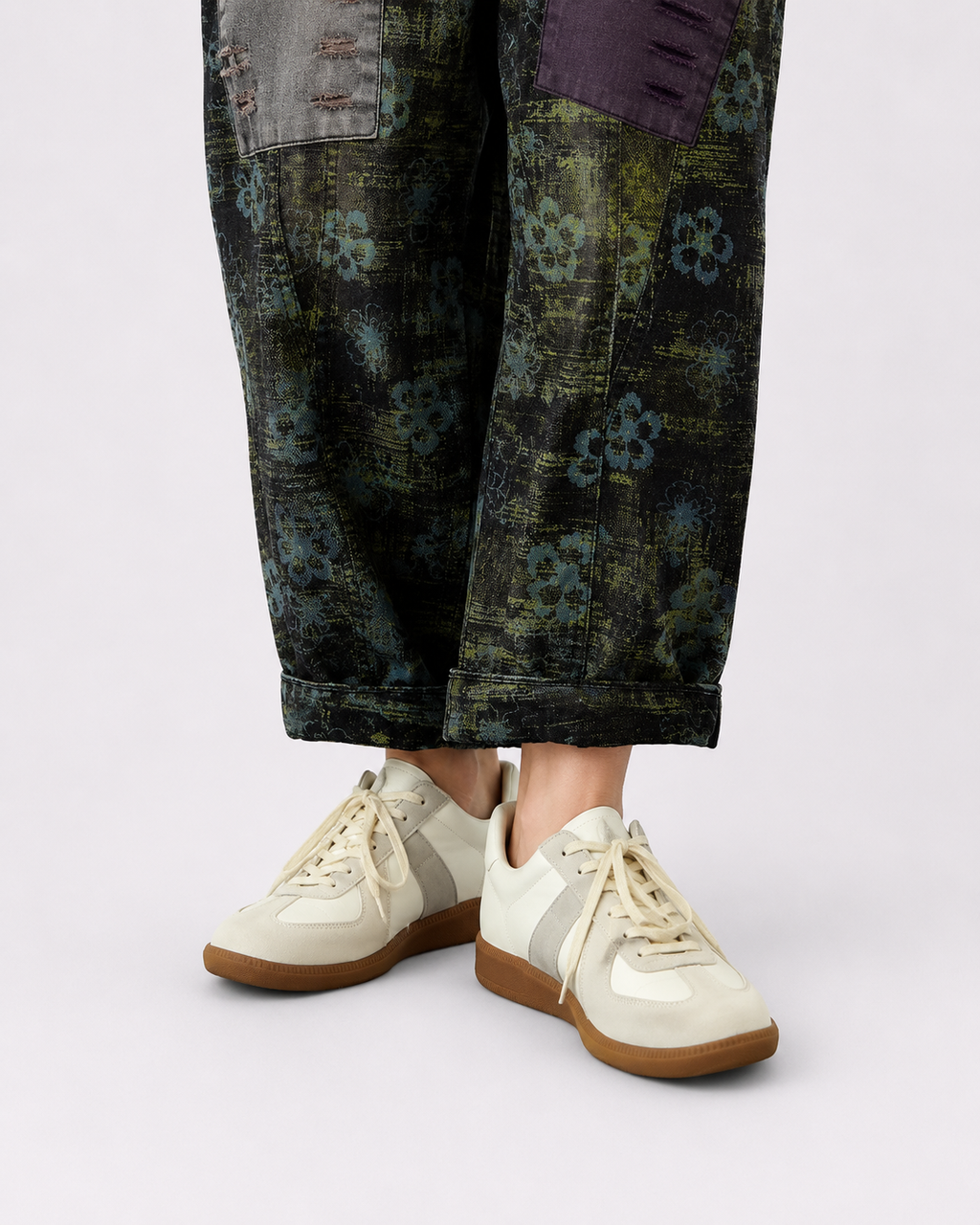 Salopette Denim Imprimé Loose