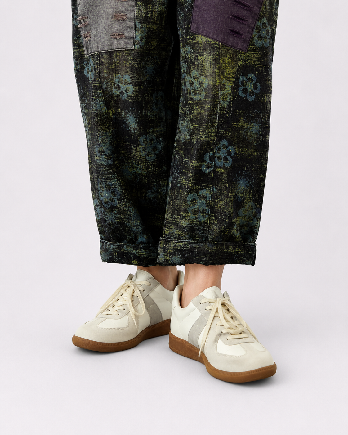 Salopette Denim Imprimé Loose