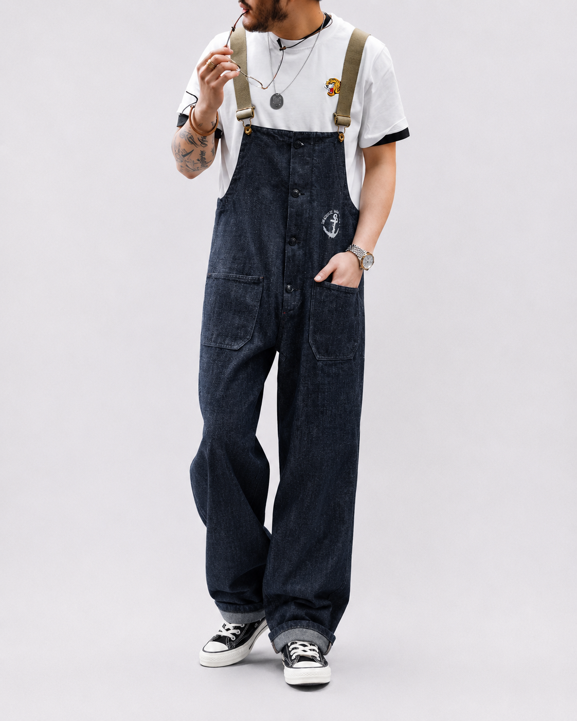 Salopette Denim Pont Militaire