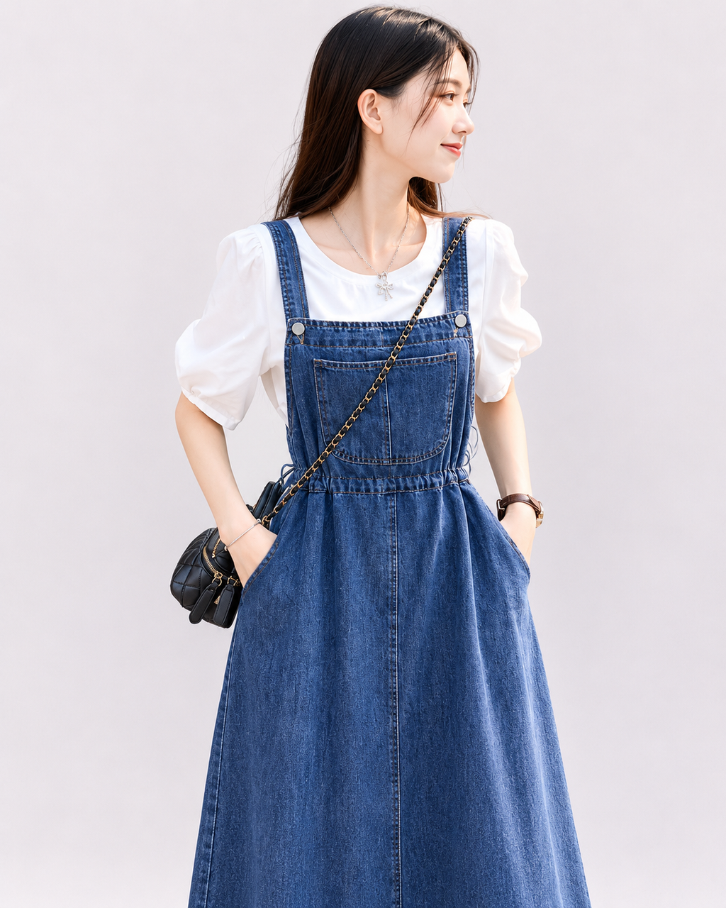 Robe Salopette Jean Casual