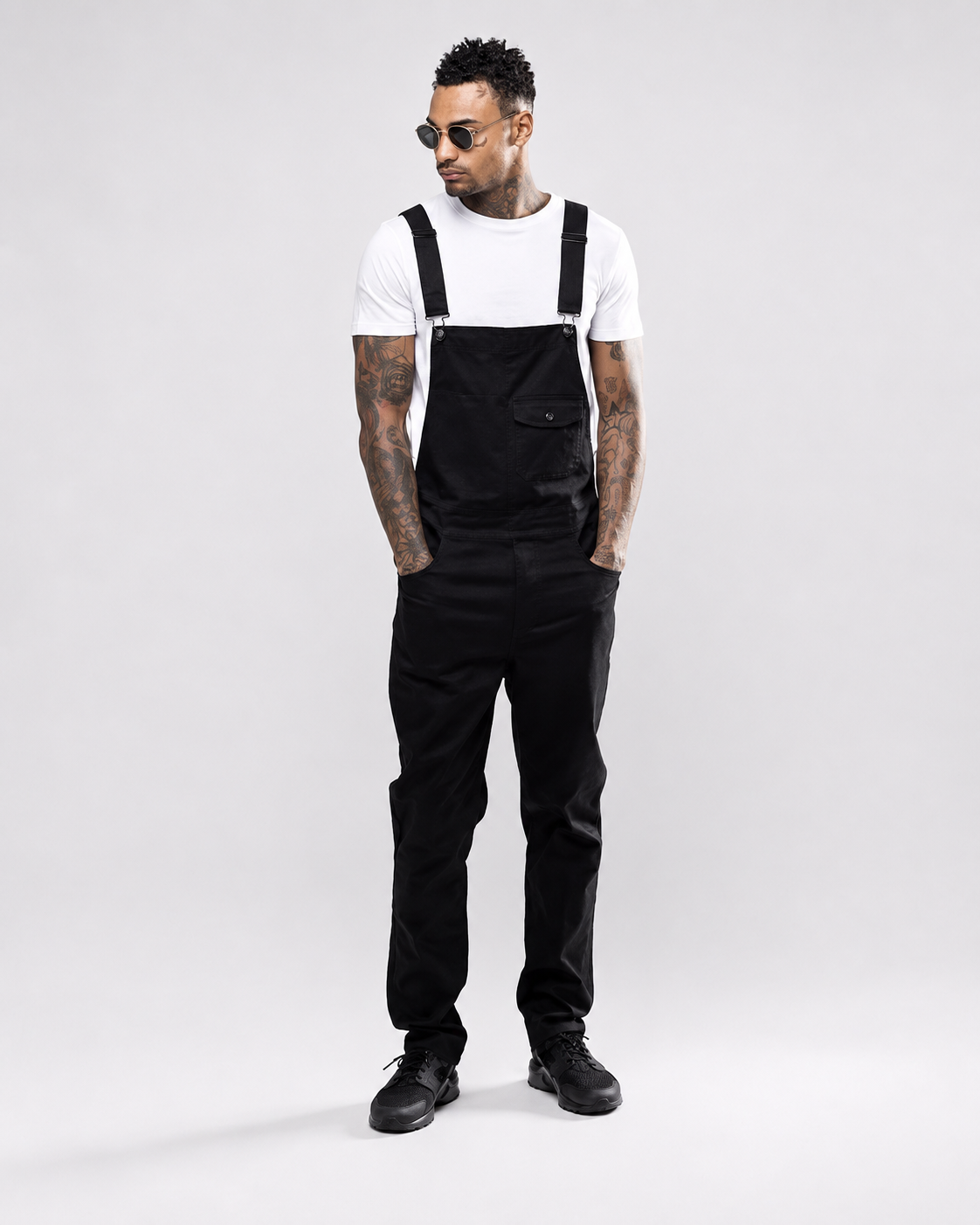 Salopette jean streetwear homme