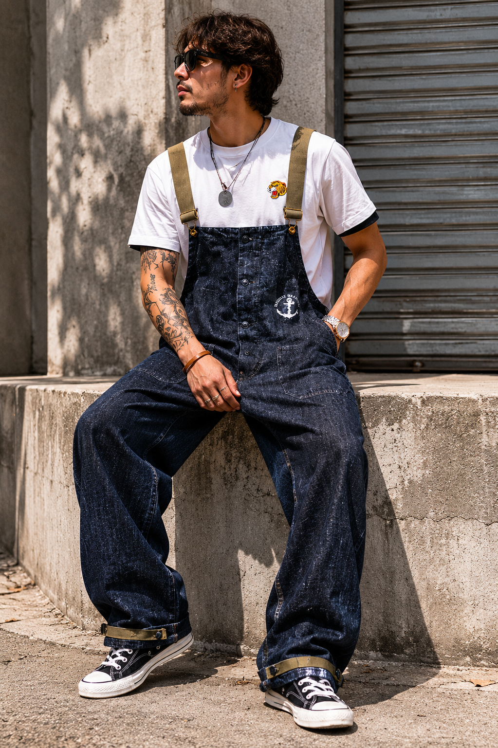 Salopette Denim Pont Militaire
