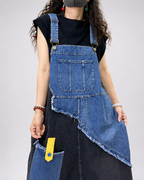 Salopette Short Cargo Patchwork