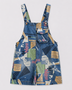 Salopette Denim Imprimé Streetwear