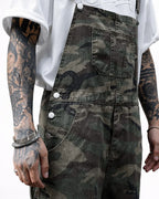 Salopette en Coton Camouflage Utilitaire