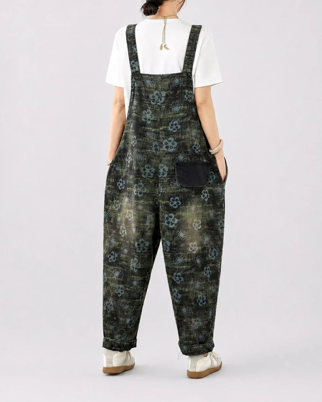 Salopette Denim Imprimé Loose