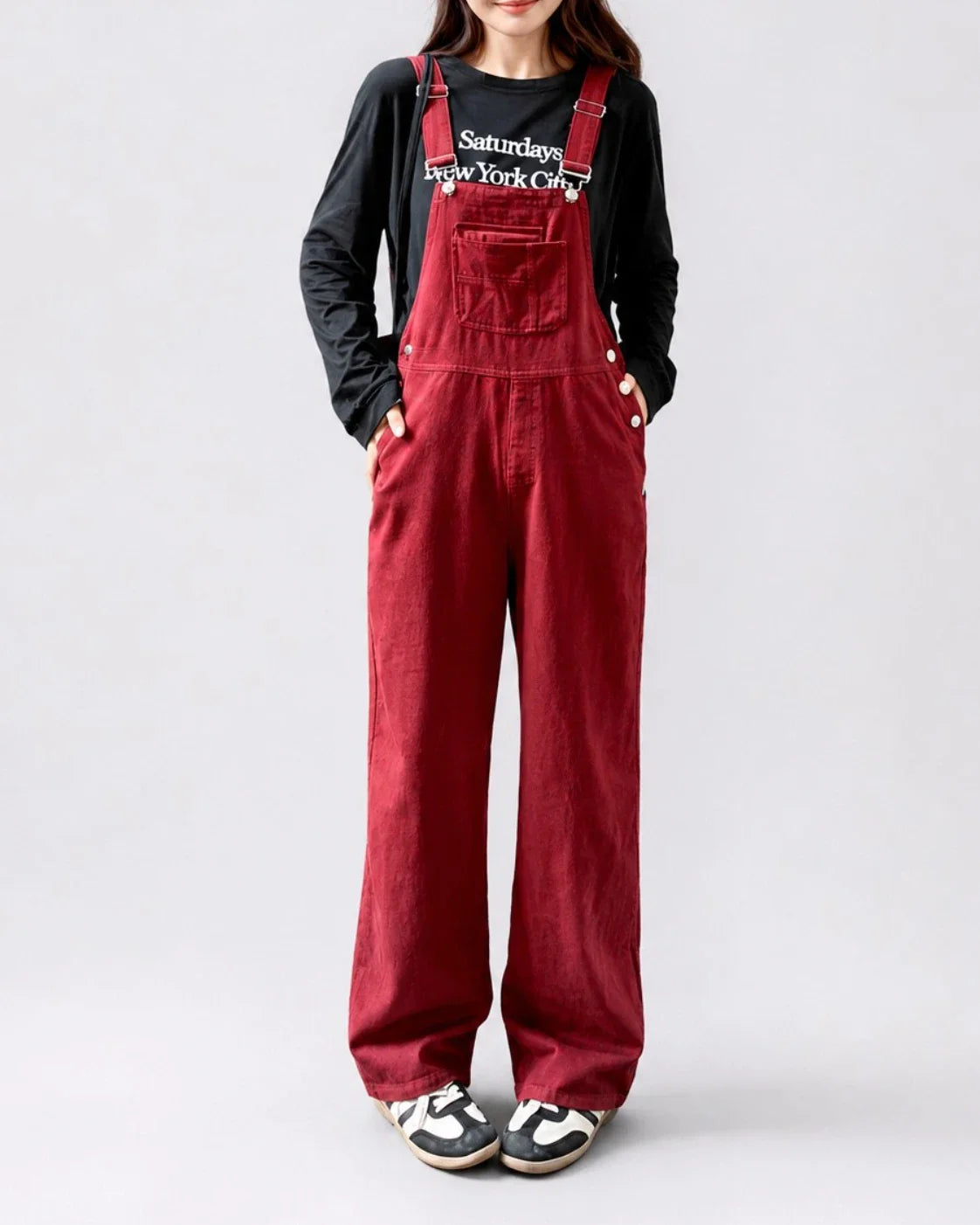 Salopette Denim Loose Casual