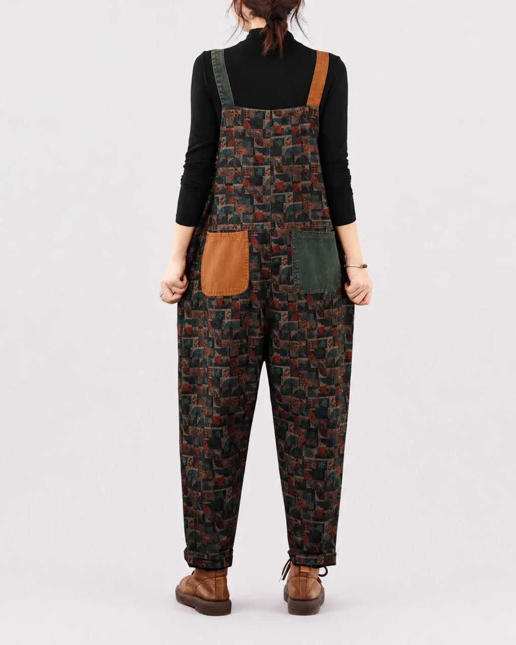 Salopette Patchwork Oversize Vintage