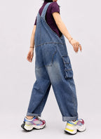 Salopette Denim Loose Délavée