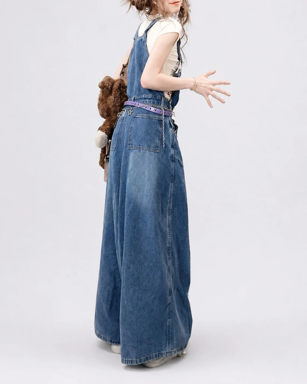 Salopette Denim Coupe Loose