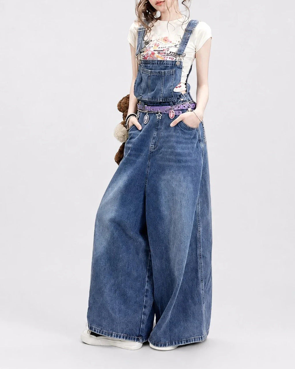 Salopette Denim Coupe Loose